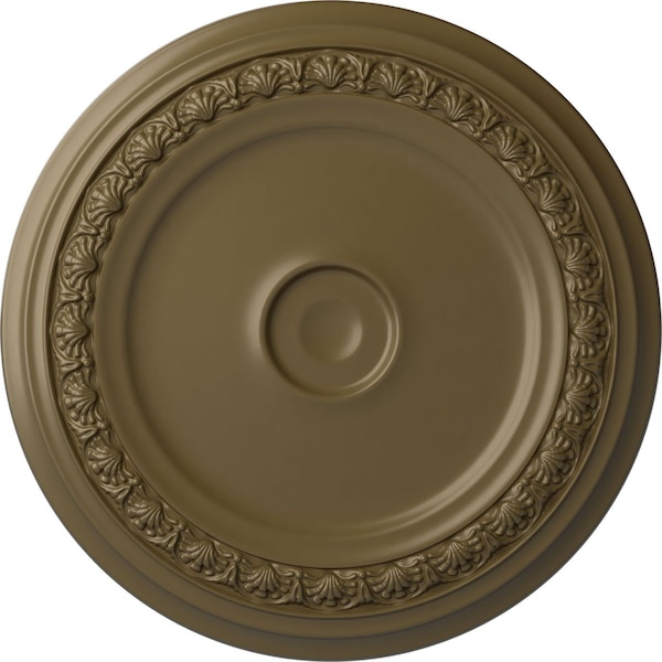 Ekena Millwork Carlsbad Ceiling Medallion (Fits Canopies up to 5 1/2"), 31 1/8"OD x 1 1/2"P, Mississippi Mud CM31CAMMF - main